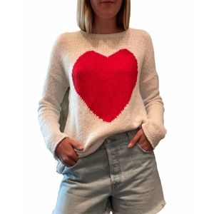 Christian Siriano Heart Sweater 100% Cotton XL